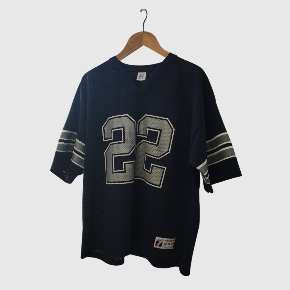 LOGO 7 Navy Blue Sports Jersey